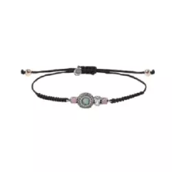 Polsera Sunfield plata calcedonia quars nylon - PU065411/49