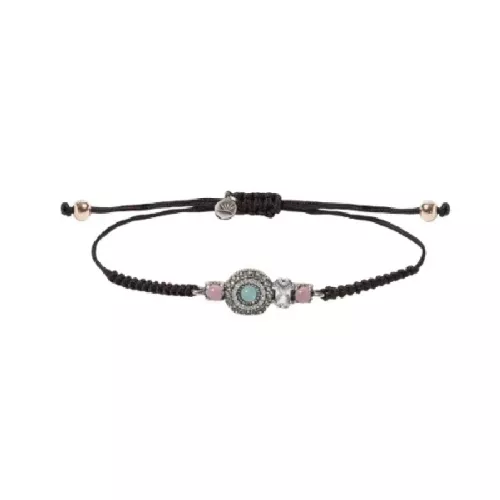 Polsera Sunfield plata calcedonia quars nylon - PU065411/49