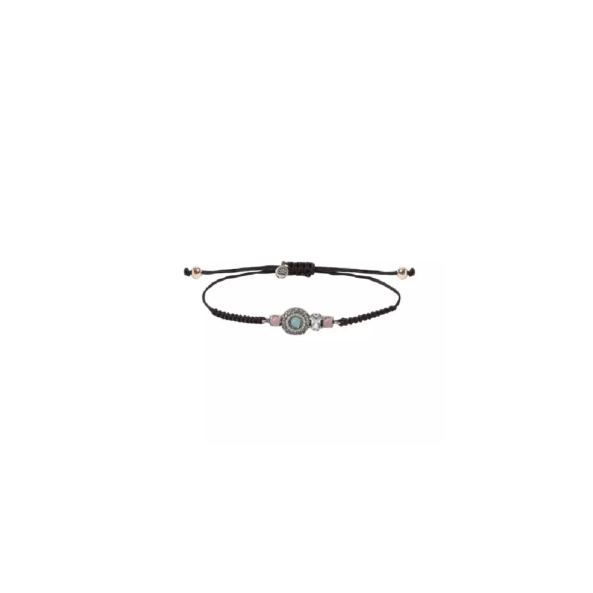 Polsera Sunfield plata calcedonia quars nylon - PU065411/49