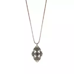 Penjoll Sunfield zircon i cadena plata - CL065190