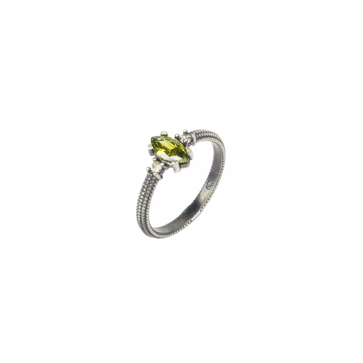 Anillo Sunfield plata peridoto - AN061962