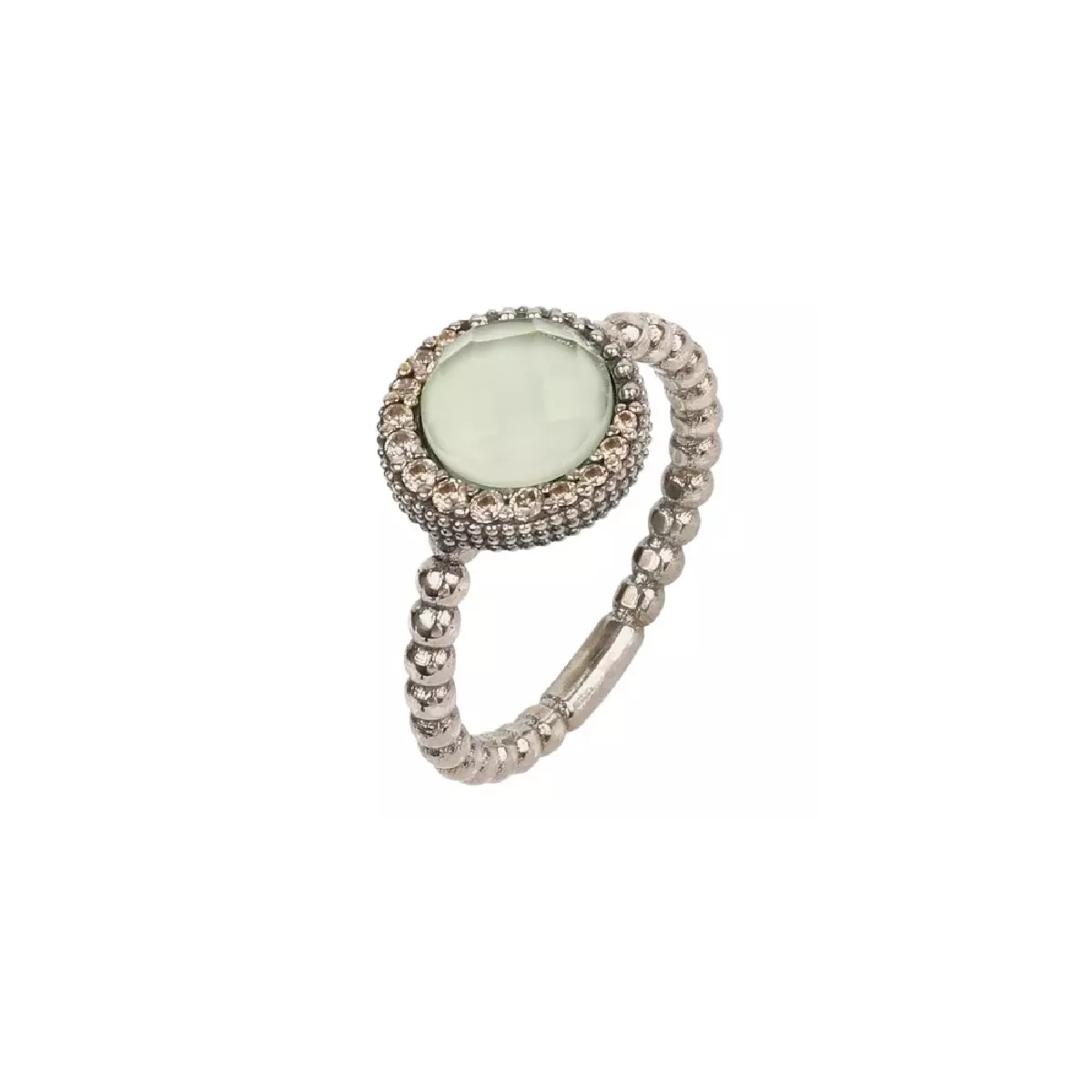 Anillo Sunfield  plata cuarzo manzana circon - AN064780/34