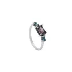 Anell Sunfield plata zircon turmalina - AN065462