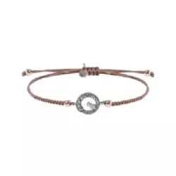 Polsera Sunfield plata zircon nylon - PU065391/42