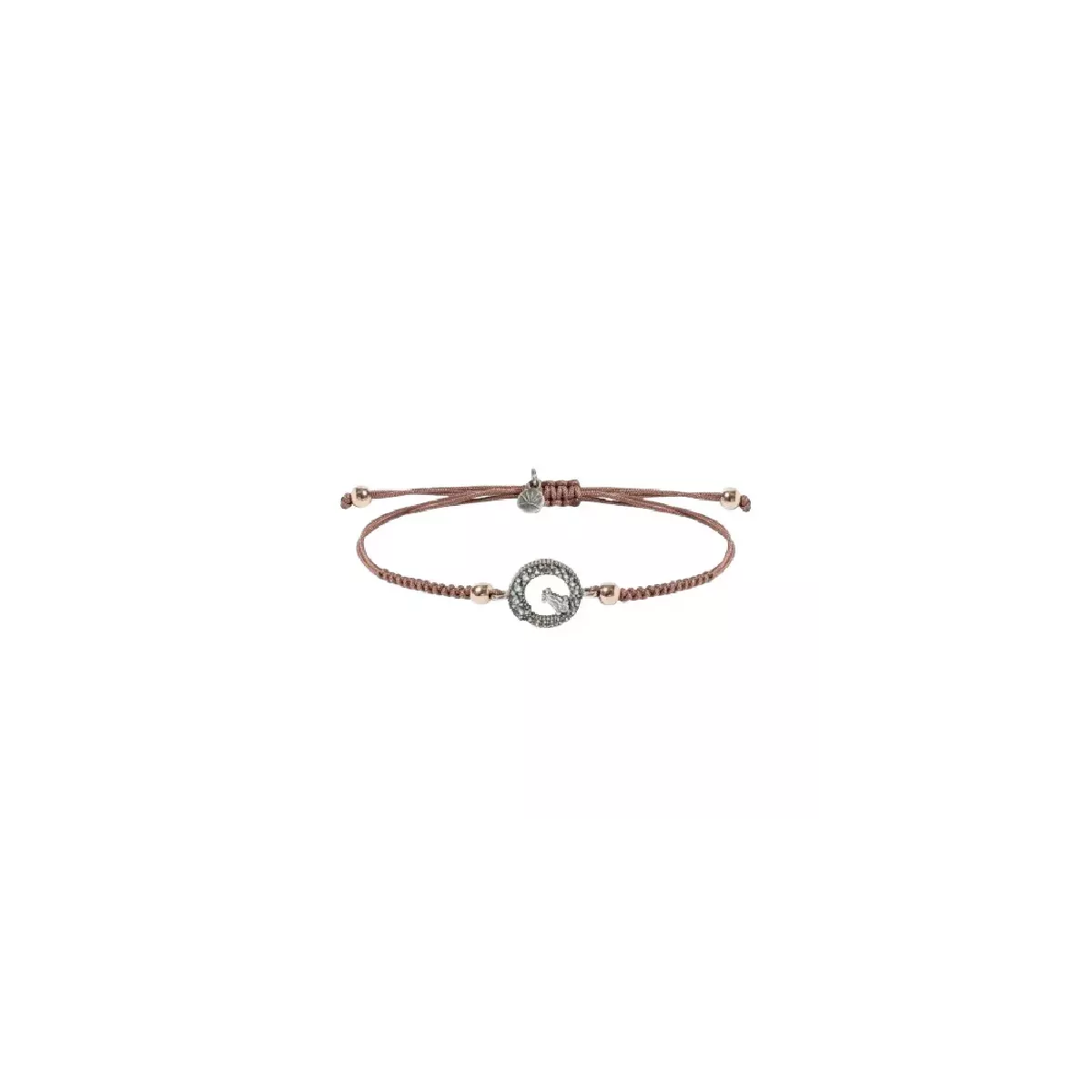 Polsera Sunfield plata zircon nylon - PU065391/42