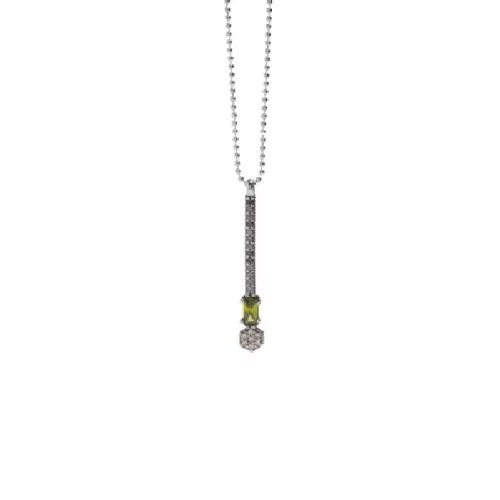 Penjoll Sunfield plata baguette peridot - CL065572
