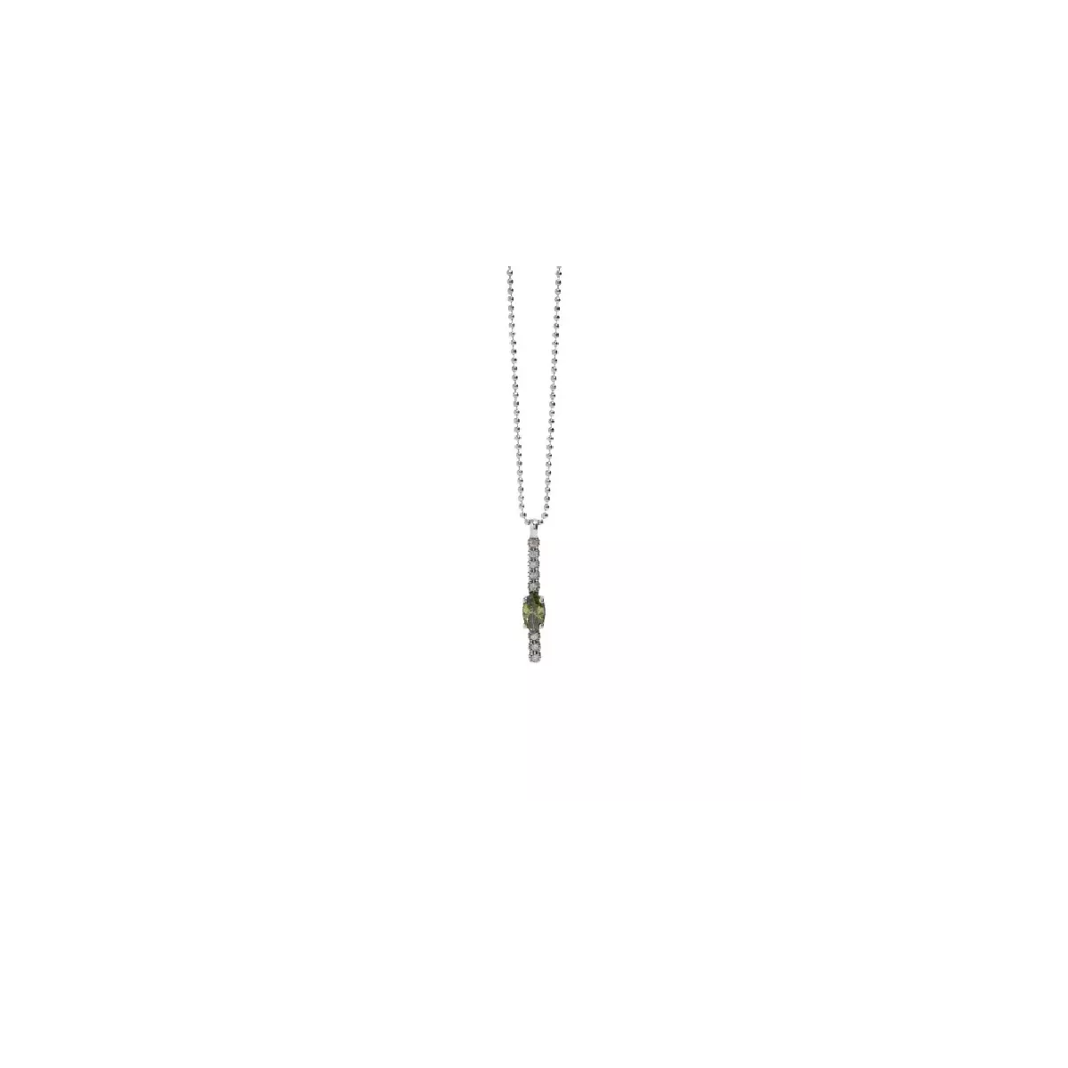 Penjoll Sunfield plata oval peridot - CL065573