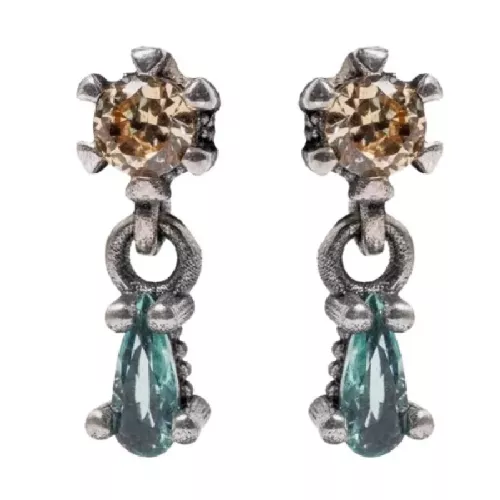 Arracades Sunfield plata zircon color - PE065000