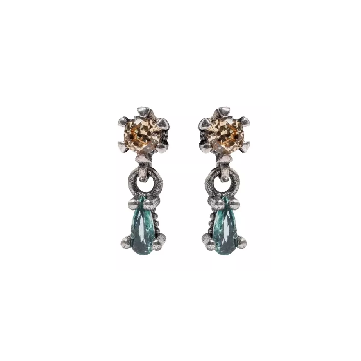 Arracades Sunfield plata zircon color - PE065000