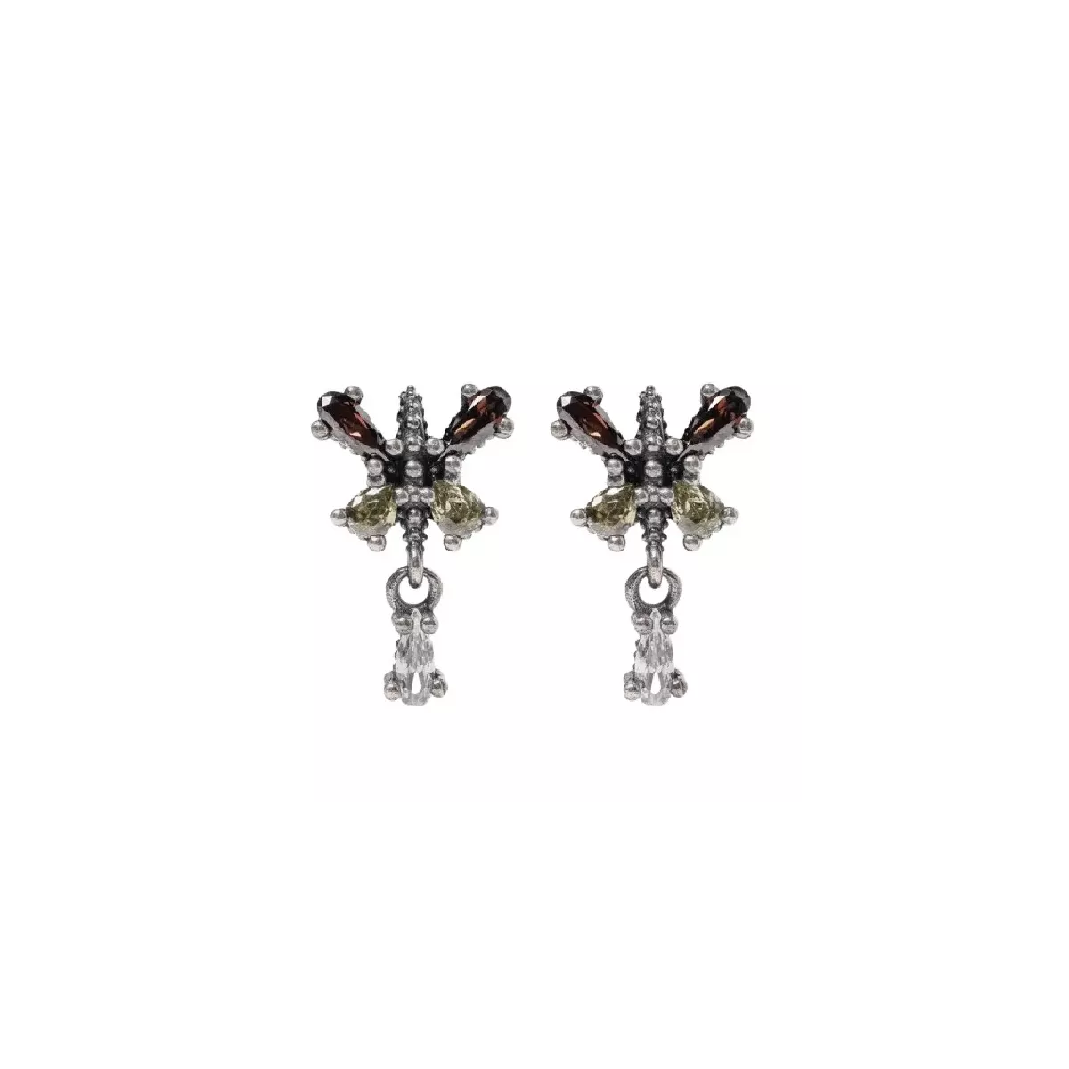 Arracades Sunfield plata zircon colors - PE065001