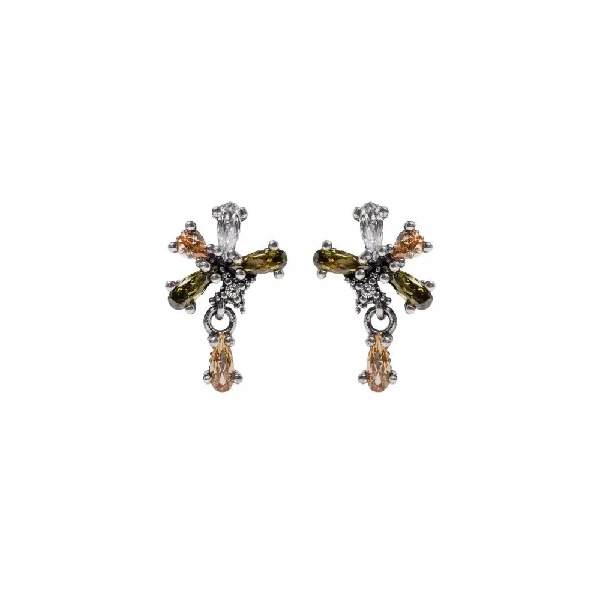 Arracades Sunfield plata zircon colors - PE065002