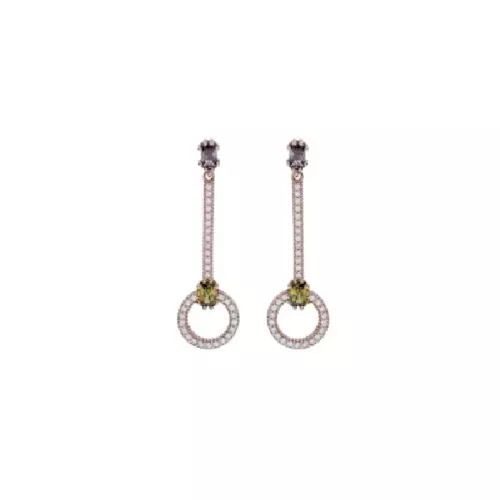Pendientes Sunfield plata circon - PE065581/2