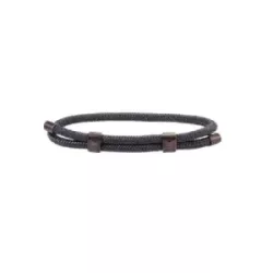 Polsera Pig&Hen Little Lewis DBL nylon gris i bronce - P33-582000