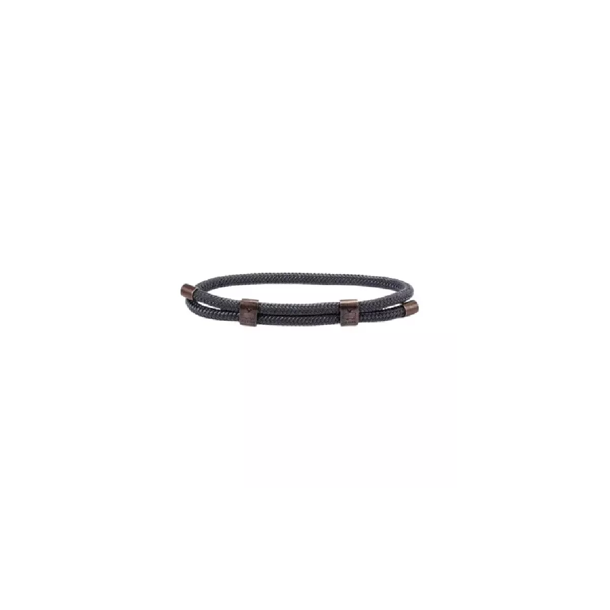 Polsera Pig&Hen Little Lewis DBL nylon gris i bronce - P33-582000