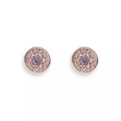 Arracades Platadepalo xapat or rosa - WE152G