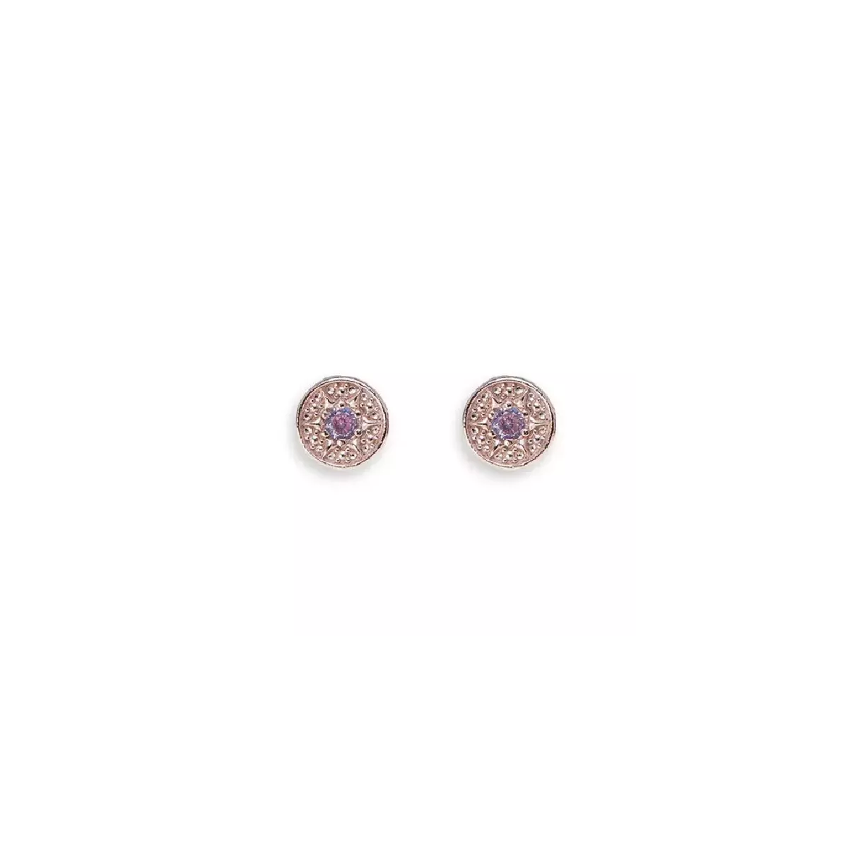 Arracades Platadepalo xapat or rosa - WE152G