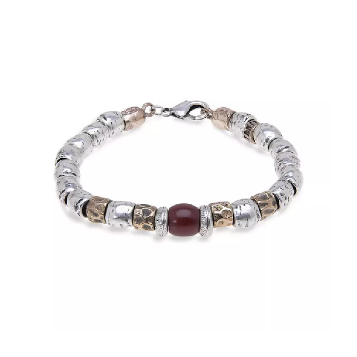 Polsera Platadepalo metall platejat i bronze - BB027C