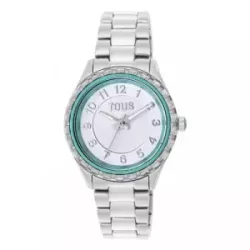 Rellotge Tous esfera blanca-verda acer - 200351082