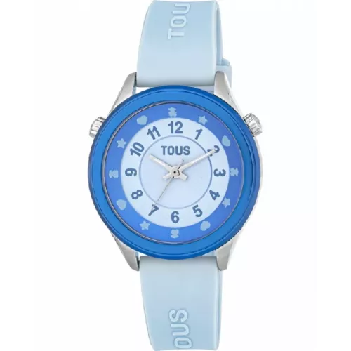 Reloj Tous esfera azul correa caucho - 200358052
