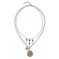 Collar Platadepalo plata bronze - CN41