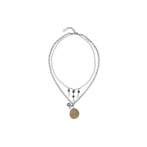 Collar Platadepalo plata bronze - CN41