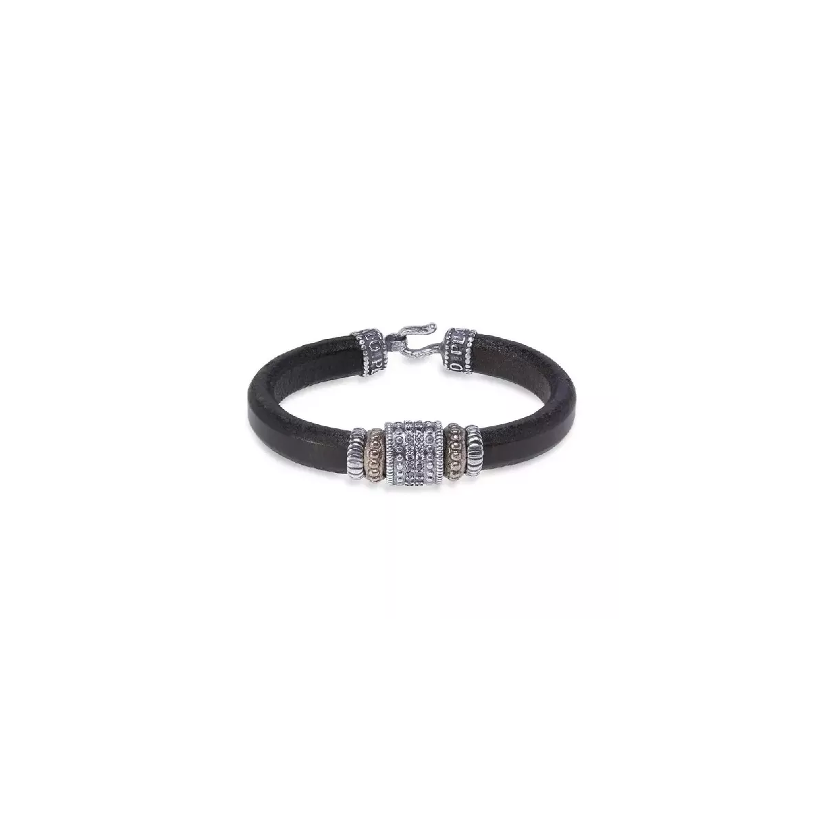 Polsera Platadepalo cuir marro 10mm - WB372X T/19