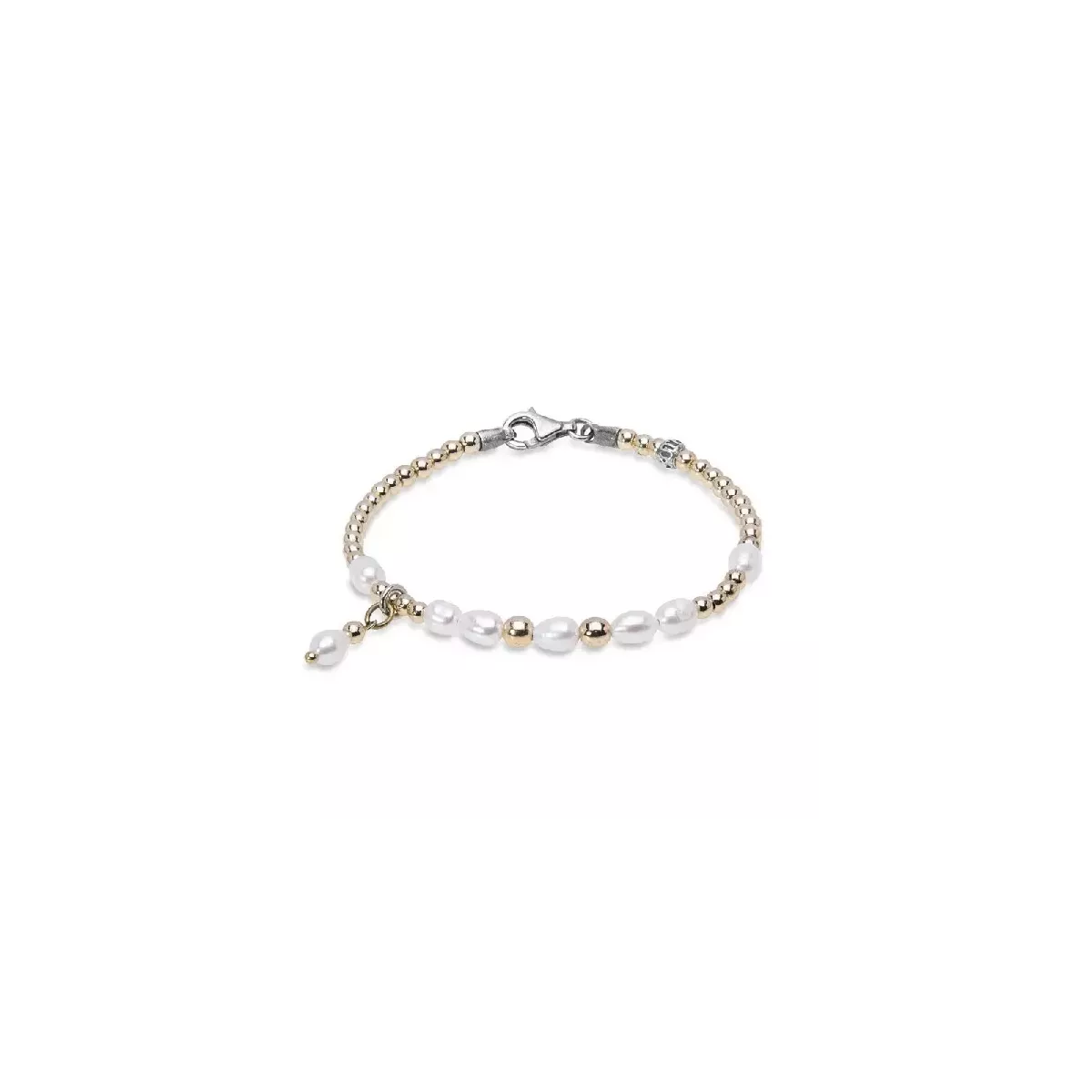 Polsera Platadepalo perles boles dorat - WB391X