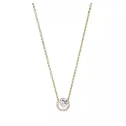 Penjoll Pandora plata 14k gold plated cadena 45cm - 361174C01-45