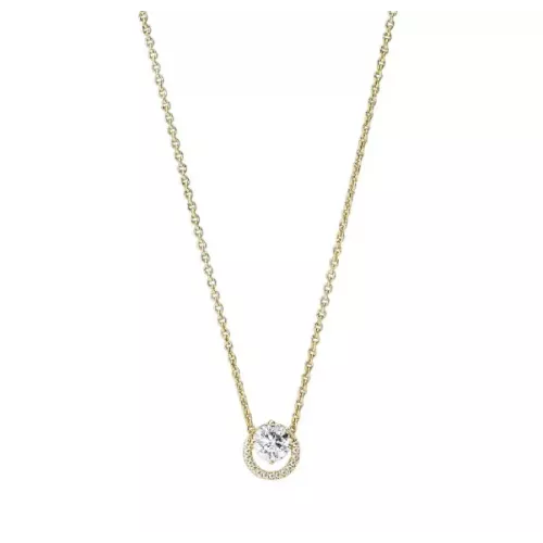 Penjoll Pandora plata 14k gold plated cadena 45cm - 361174C01-45