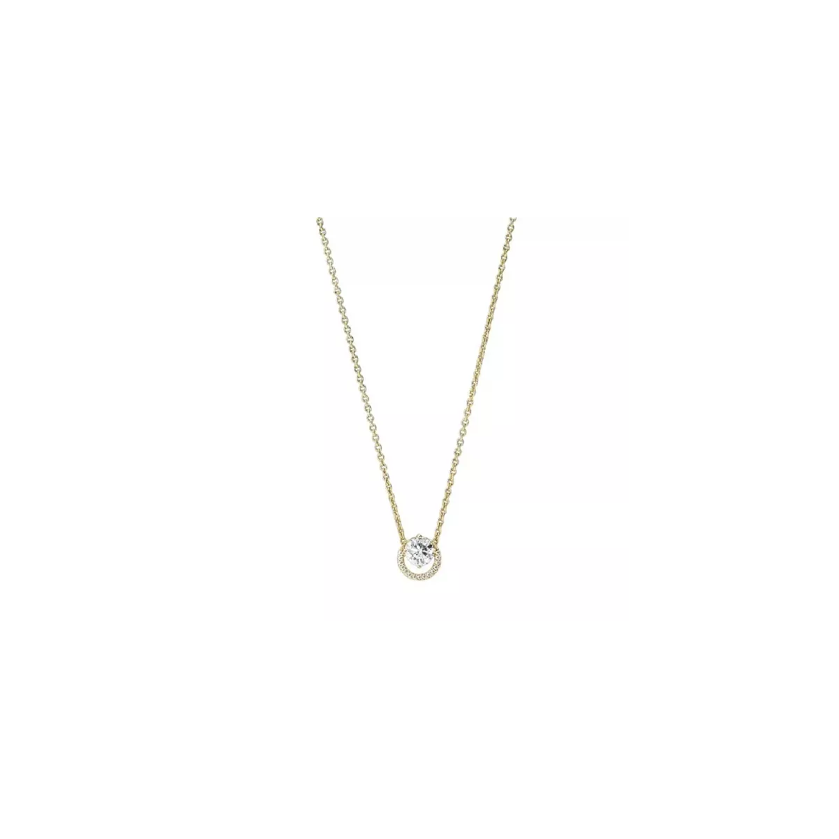 Penjoll Pandora plata 14k gold plated cadena 45cm - 361174C01-45