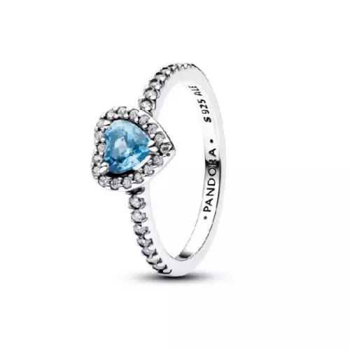 Anell Pandora plata zircon blau - 198421C10