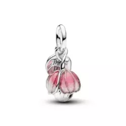 Charm Pandora plata flor esmalte rosa - 764453C01