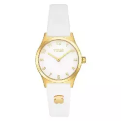 Reloj Tous To Epic ip chapado caucho blanco - 3000148900