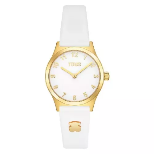 Reloj Tous To Epic ip chapado caucho blanco - 3000148900