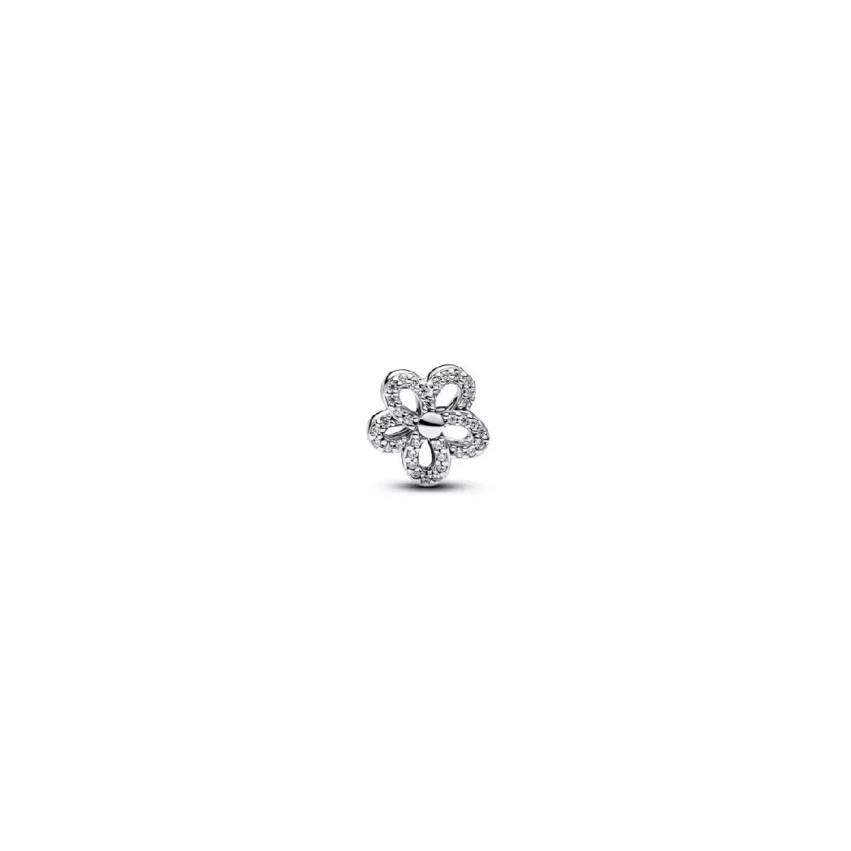 Charm plata Pandora flor circon - 764480C01
