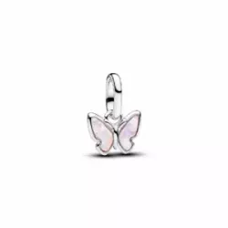 Charm Pandora plata mariposa opalo lab-created - 793825C01