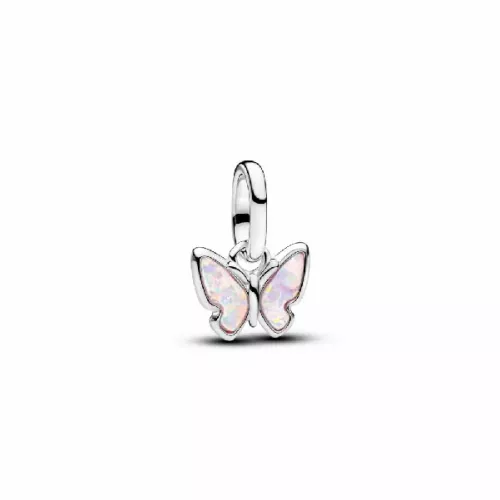 Charm Pandora plata mariposa opalo lab-created - 793825C01