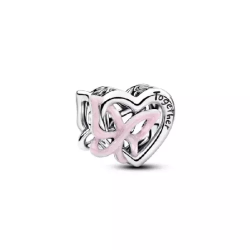 Charm plata Pandora corazon mariposa - 794475C01