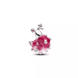 Charm Pandora plata caracol esmalte rosa - 794553C01