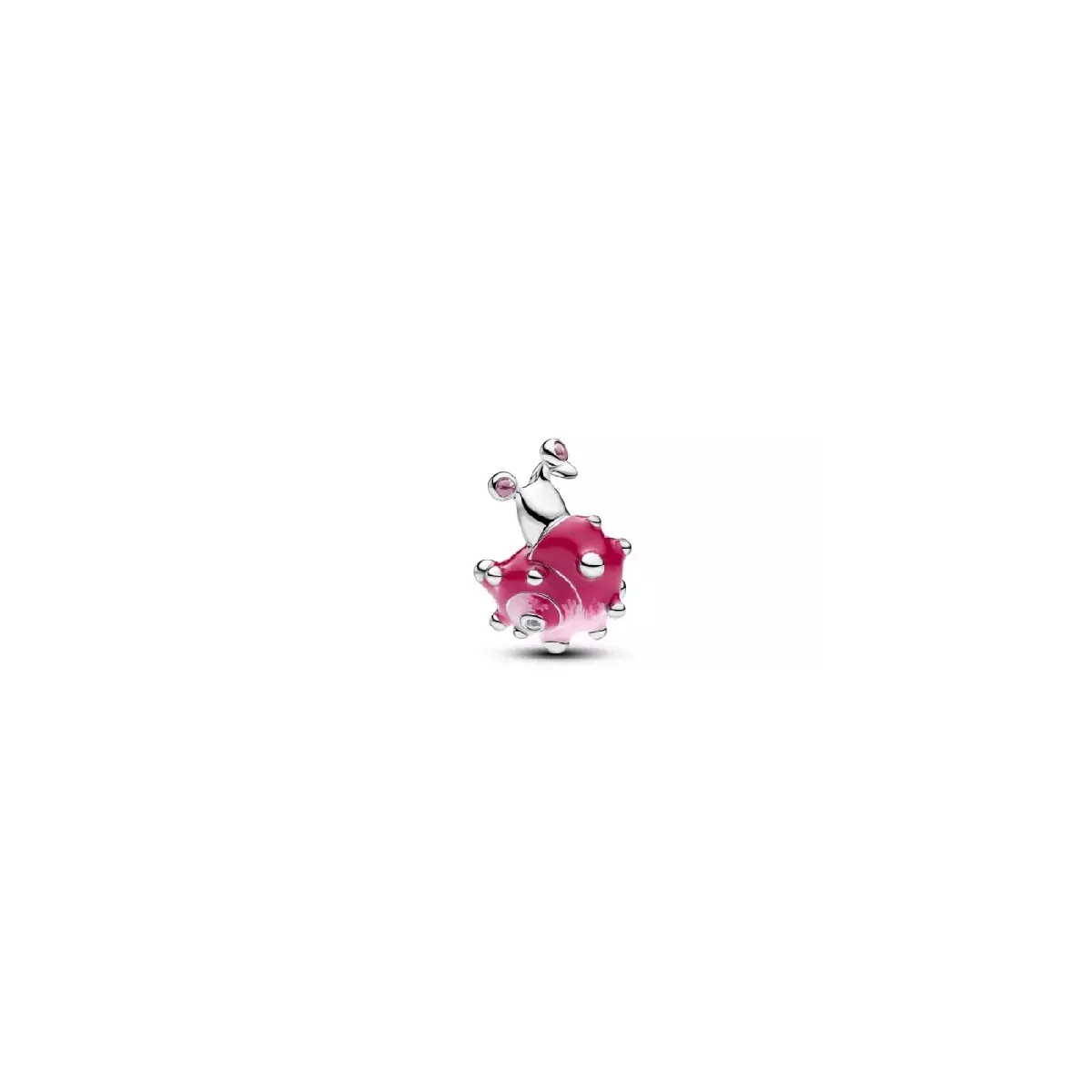 Charm Pandora plata caracol esmalte rosa - 794553C01