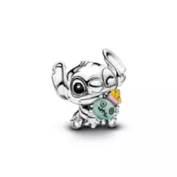 Charm plata Pandora Disney Stitch esmalte - 794554C01