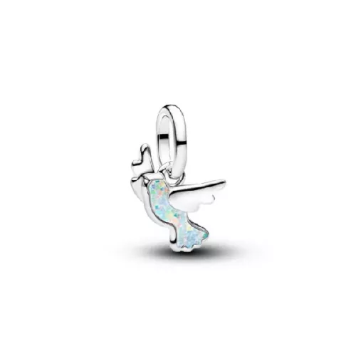 Charm plata Pandora paloma opal lab-created - 794566C01