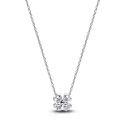 Colgante Pandora plata flor circon - 394502C01-45