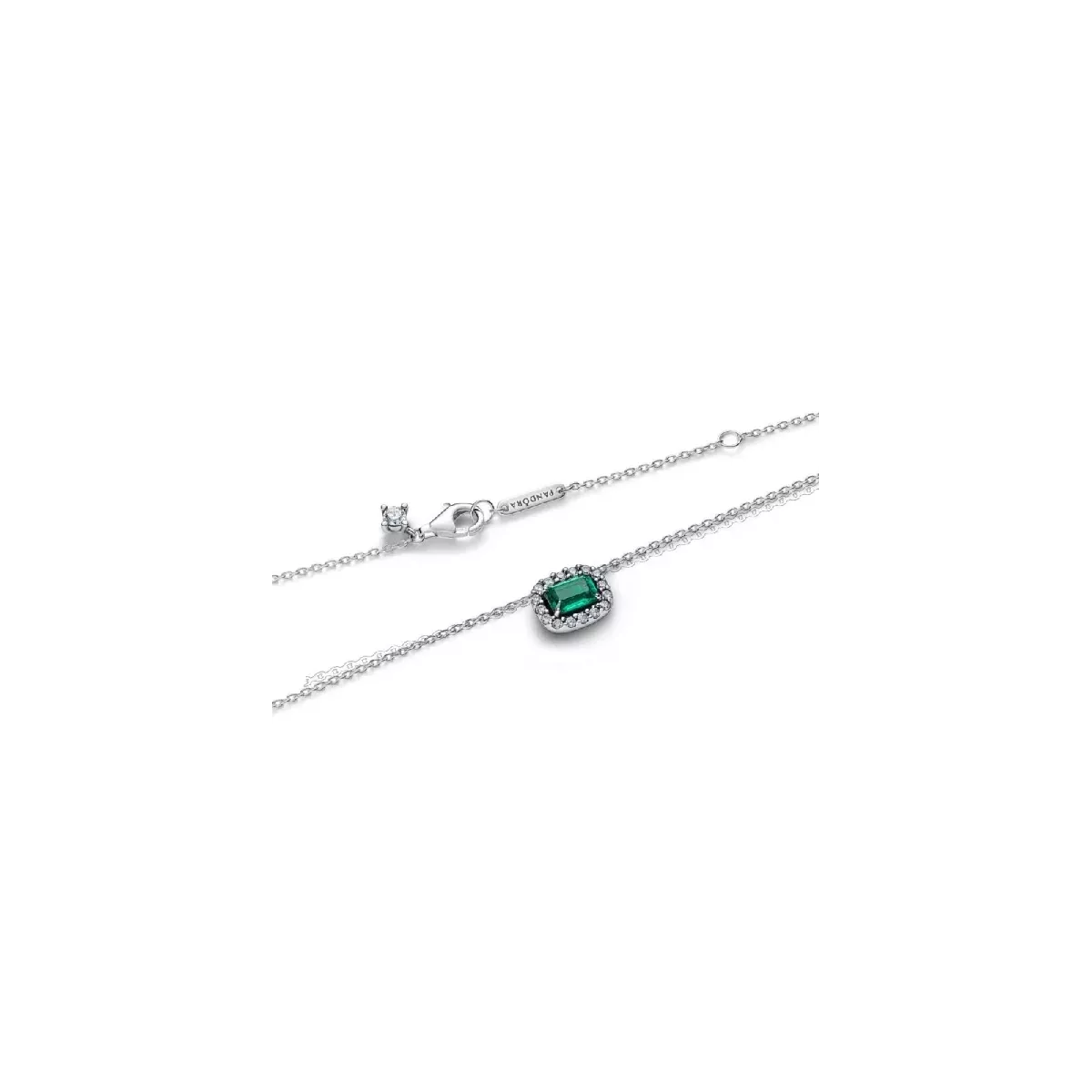 Colgante Pandora plata circon verde - 394503C01-45