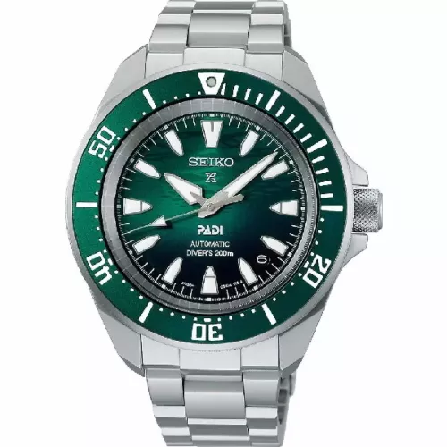 Reloj Seiko Prospex Samurai Diver 41.7mm diametro de caja Padi automatico 4R35 water resistant 200m acero - SRPL53K1