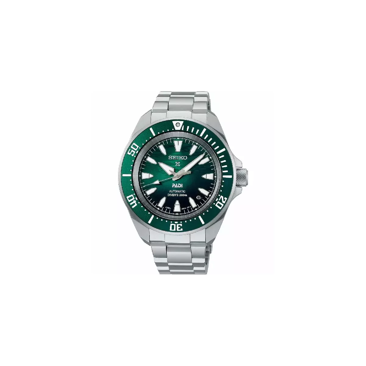 Reloj Seiko Prospex Samurai Diver 41.7mm diametro de caja Padi automatico 4R35 water resistant 200m acero - SRPL53K1