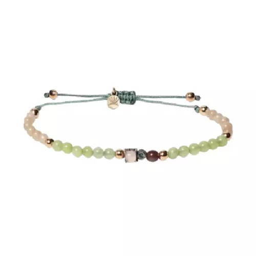 Pulsera Sunfield plata cuarzo color nylon - PU065280