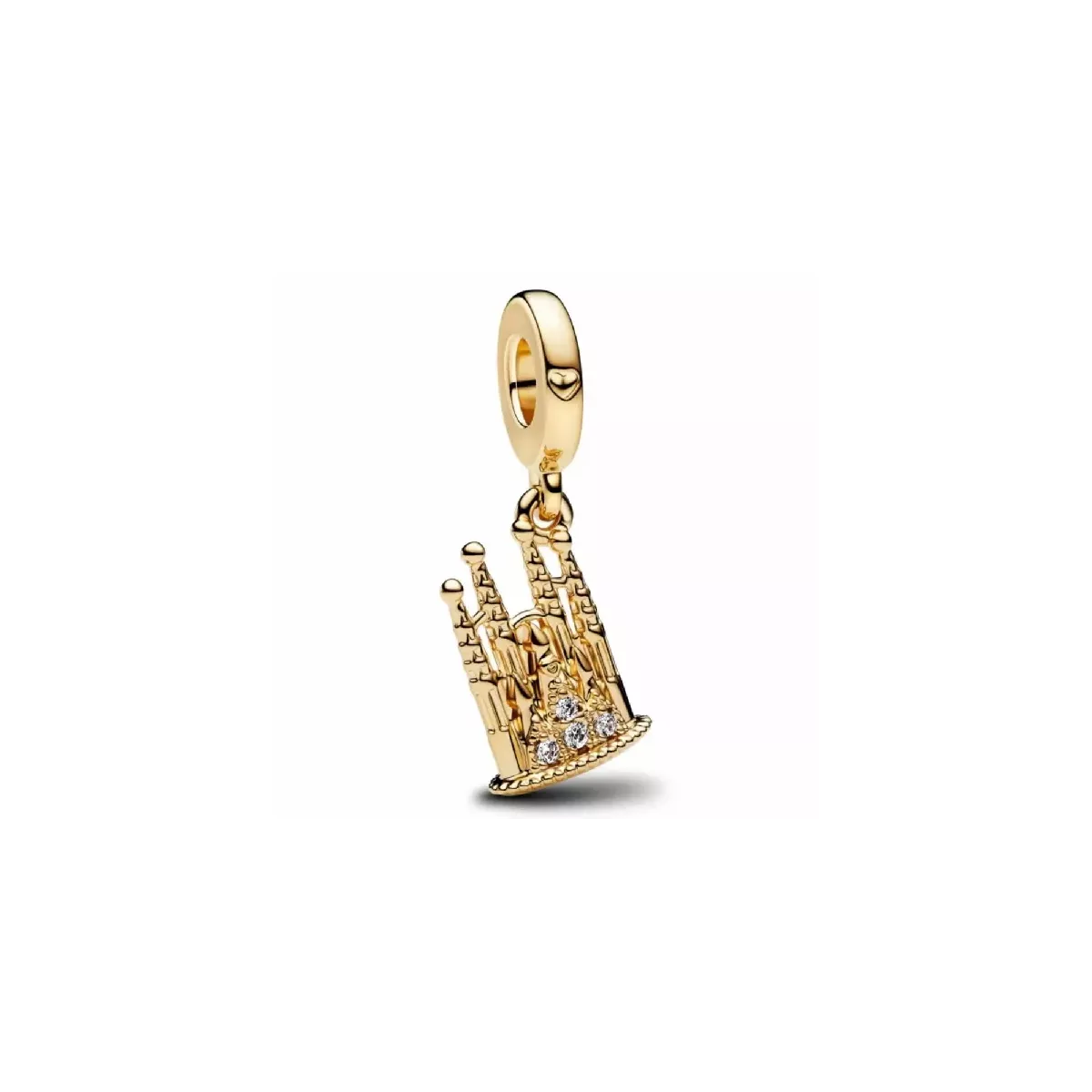 Charm Pandora sagrada familia plata circon 14k gold plated  - 762709C01