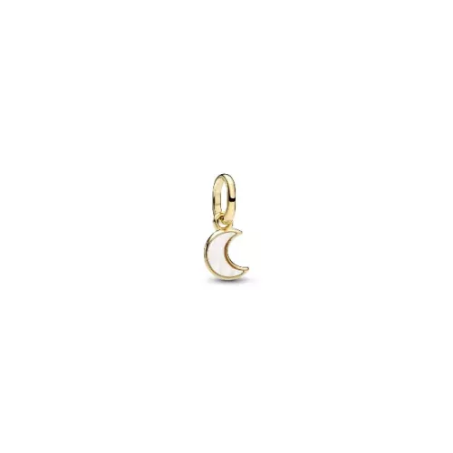 Charm Pandora luna nacar plata 14k gold plated  - 764614C01