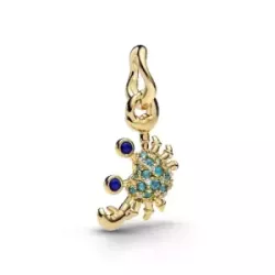Charm Pandora cangrejo circon plata 14k golg plated - 764684C01
